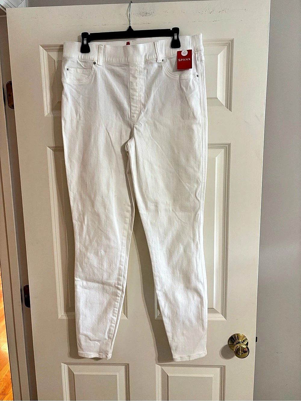 SPANX Ankle Skinny Jeans White Size XL (16)
